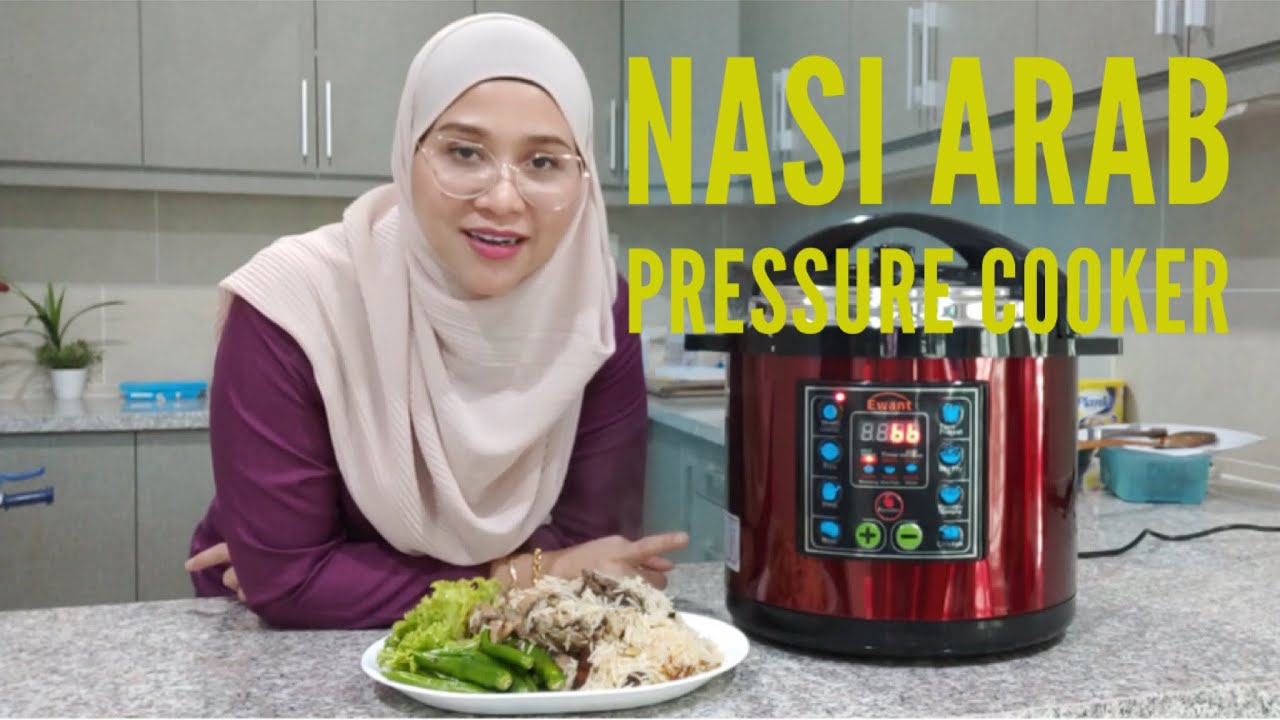 Nasi Arab/Mandy menggunakan Pressure Cooker