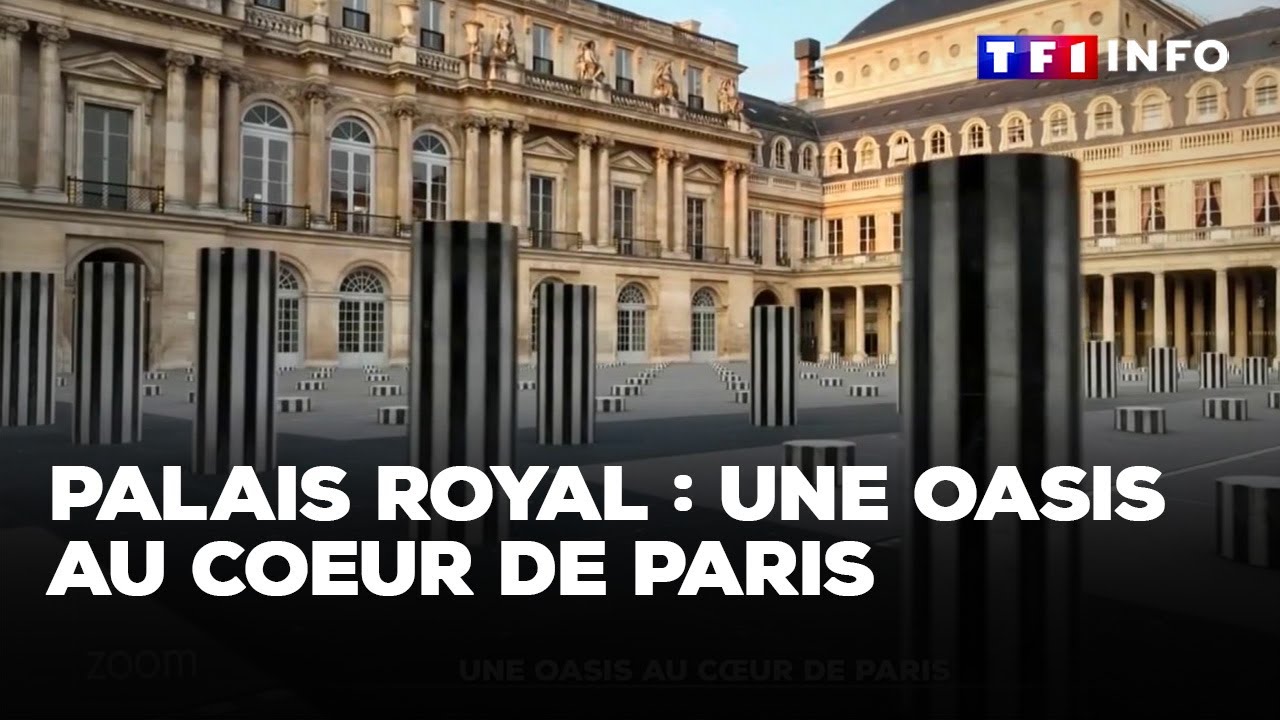 Zoom au Palais Royal : une oasis au coeur de Paris｜TF1 INFO