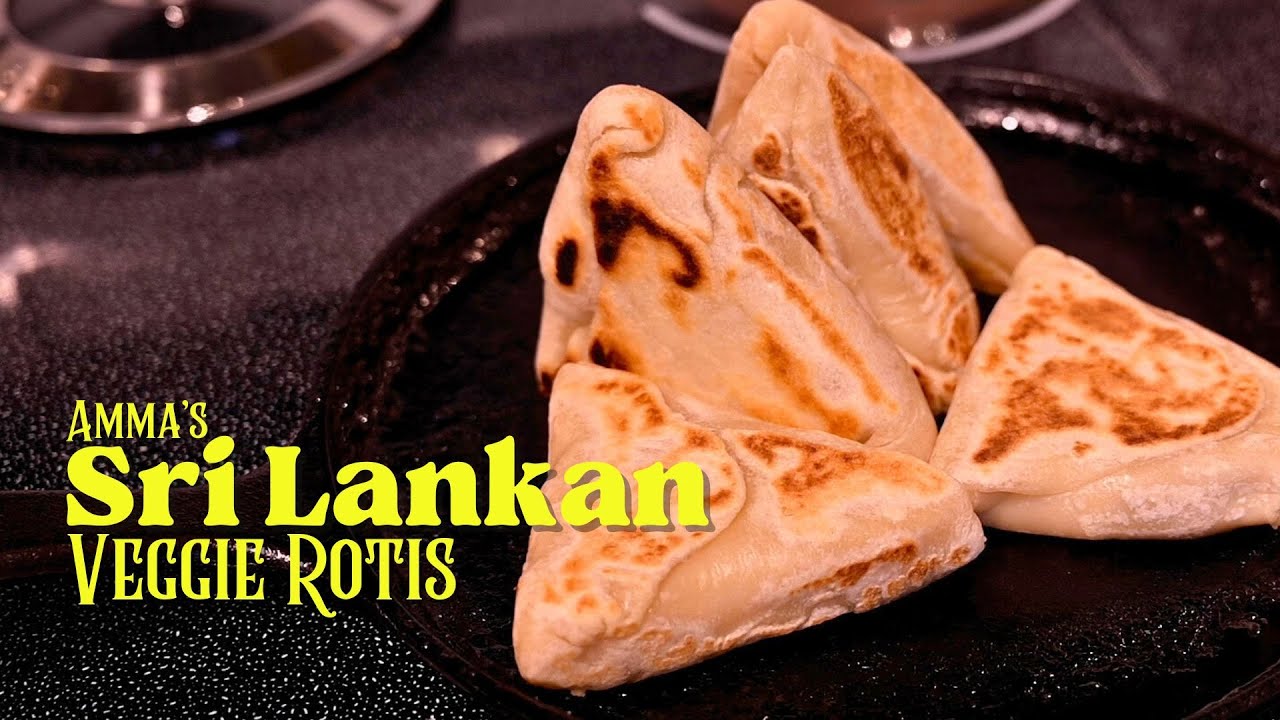Sri Lankan Veggie Roti (Elawalu Roti) - Amma's Simple Recipe