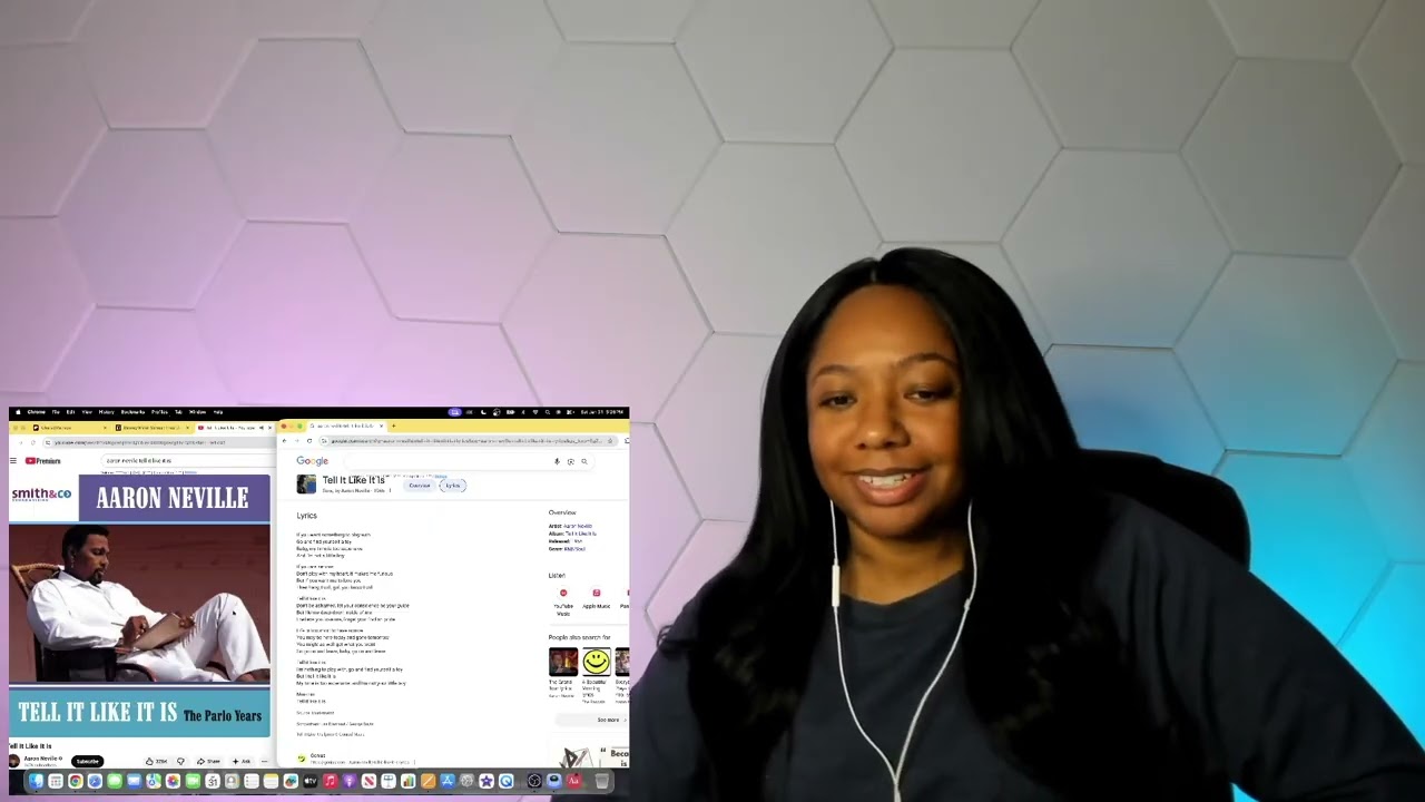 First Time Reaction to Aaron Neville - Tell It Like It Is