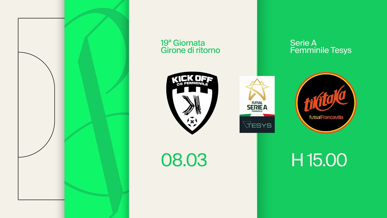 Kick Off-TikiTaka Francavilla 6-2 | 19ª giornata | Serie A Tesys 2025/2026