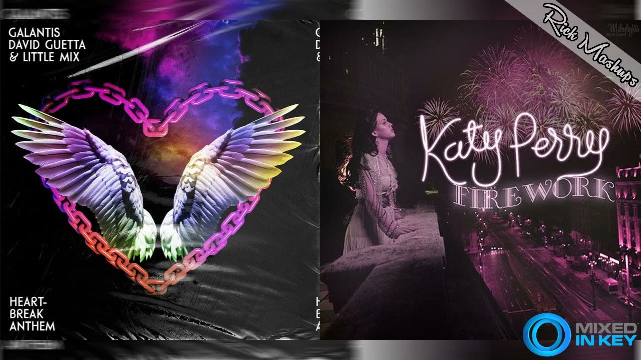 Heartbreak Anthem vs Fireworks - Galantis & David Guetta & Katy Perry (Mashup)