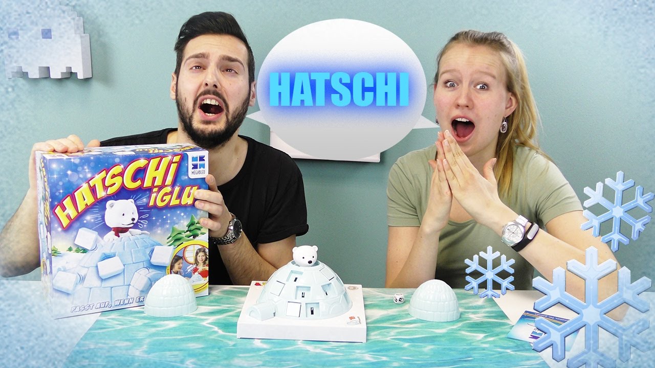 HATSCHI IGLU! KLEINER EISBÄR IST KRANK! Kaan vs Kathi! Spiel mit mir Kinderspielzeug