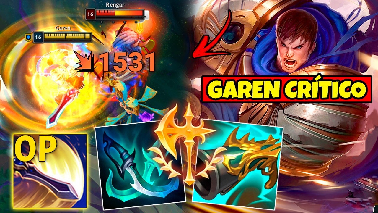 GAREN JUNGLE FULL CRÍTICO É UM PESADELO LATE GAME
