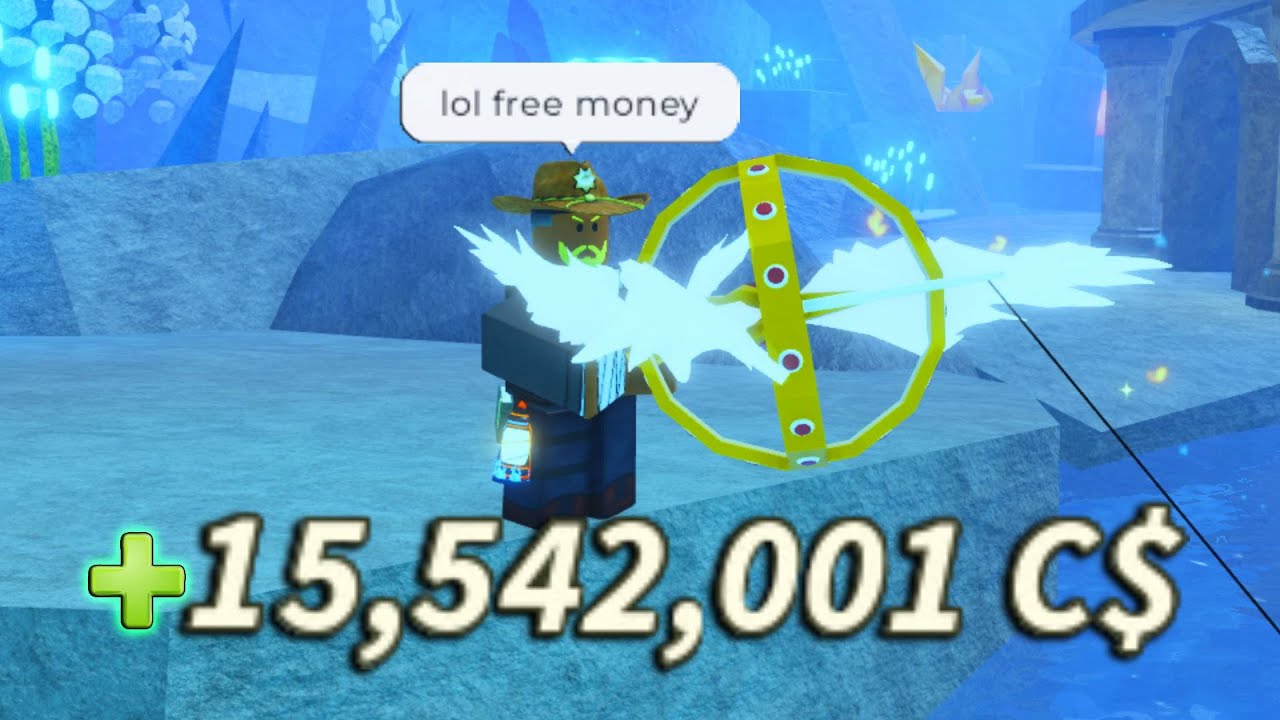Seraphic Rod Is FREE MONEY With These Enchants In FISCH Roblox (Funny Moments)