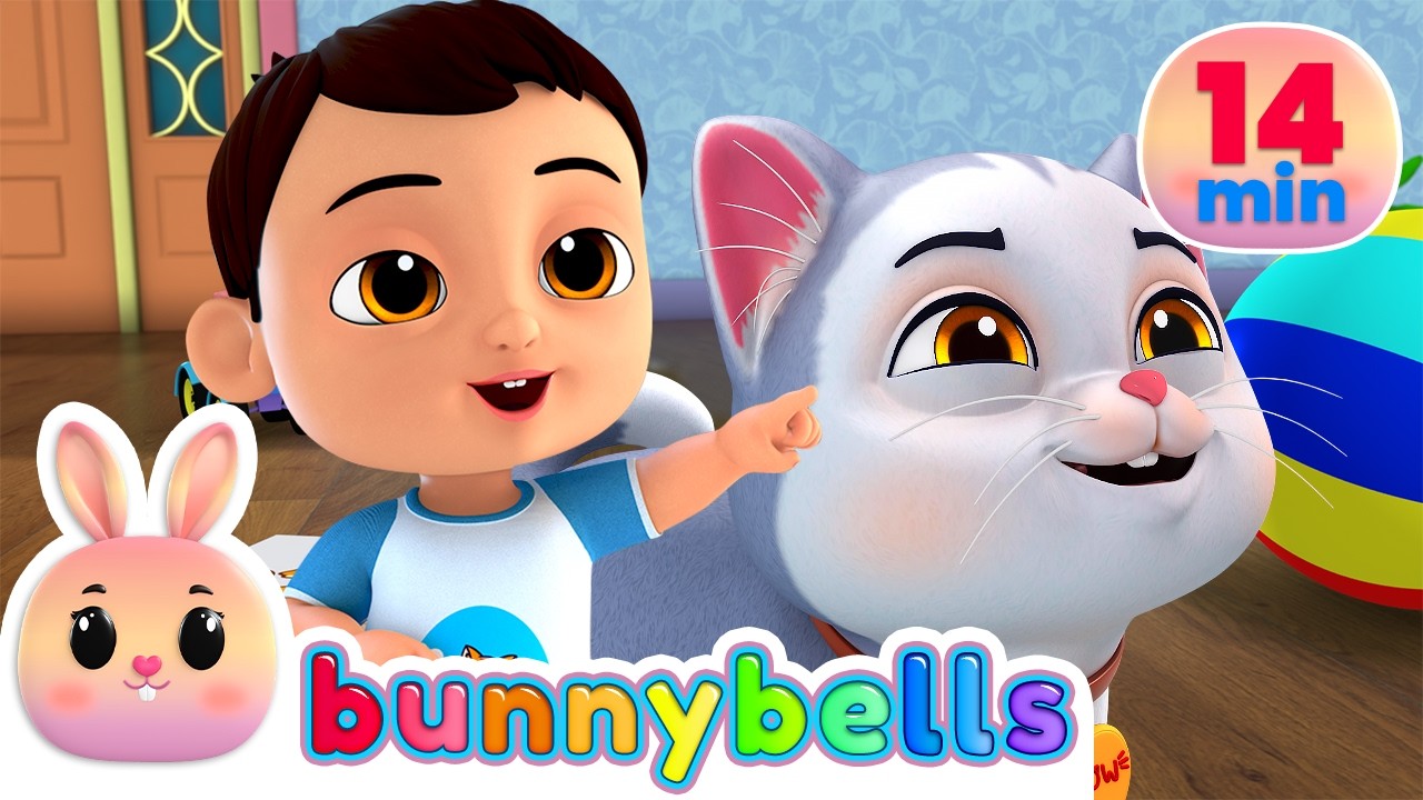 म्याऊँ म्याऊँ बिल्ली करती - Meow Meow Billi Karti | Popular Hindi Rhymes  for Kids| BunnyBells