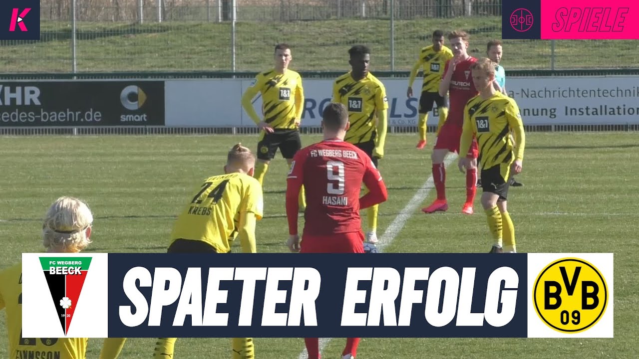 Turbulente Schlussphase im Waldstadion | FC Wegberg Beeck – Borussia Dortmund II (Regionalliga West)
