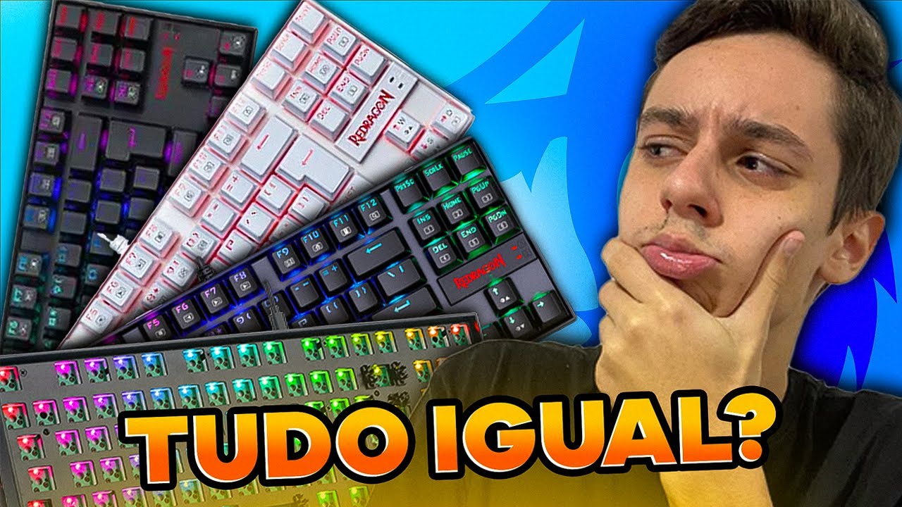 COMPRAMOS todos os KUMARA da Redragon - O que MUDOU qual vale a pena? 😱