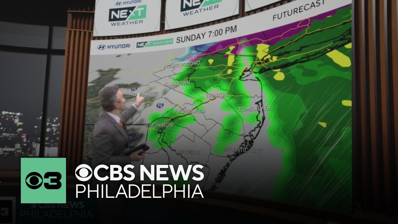 Cold and windy for Philadelphia Eagles parade, tracking rain and snow this weekend