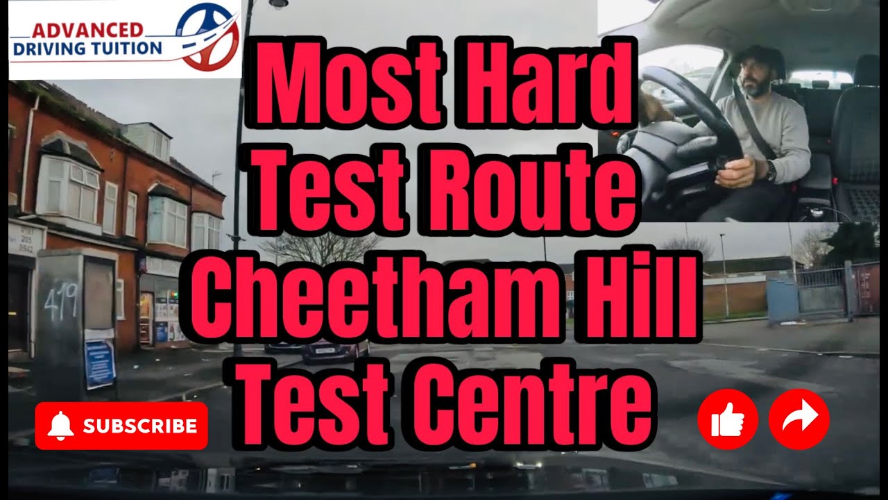 Cheetham Hill Most Hard Test Route | Cheetham Hill Test Centre | Advanced Driving Tuition