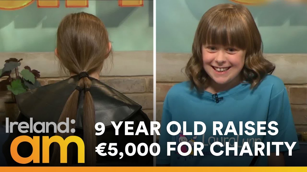 Locks of Love Campaign: Olivia Raises over €5,000 for LauraLynn's Children's Hospice | Ireland AM