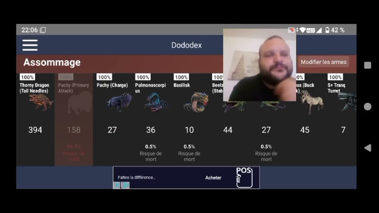 Dododex: fiche technique du baryonix