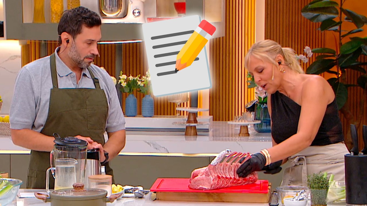 ¡TOMÁ NOTA! Jimena Monteverde y Coco Carreño prepararon rack de cerdo con puré de zanahorias