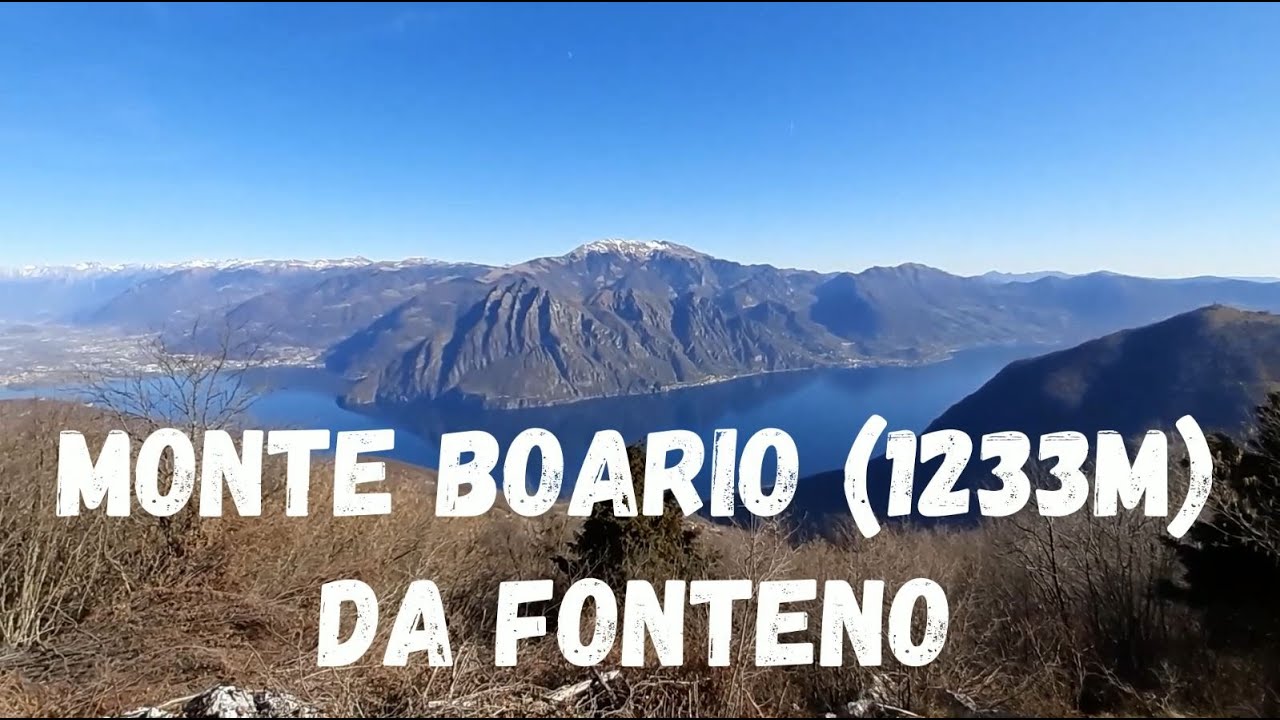 (102) Monte Boario (1233m) da Fonteno BG