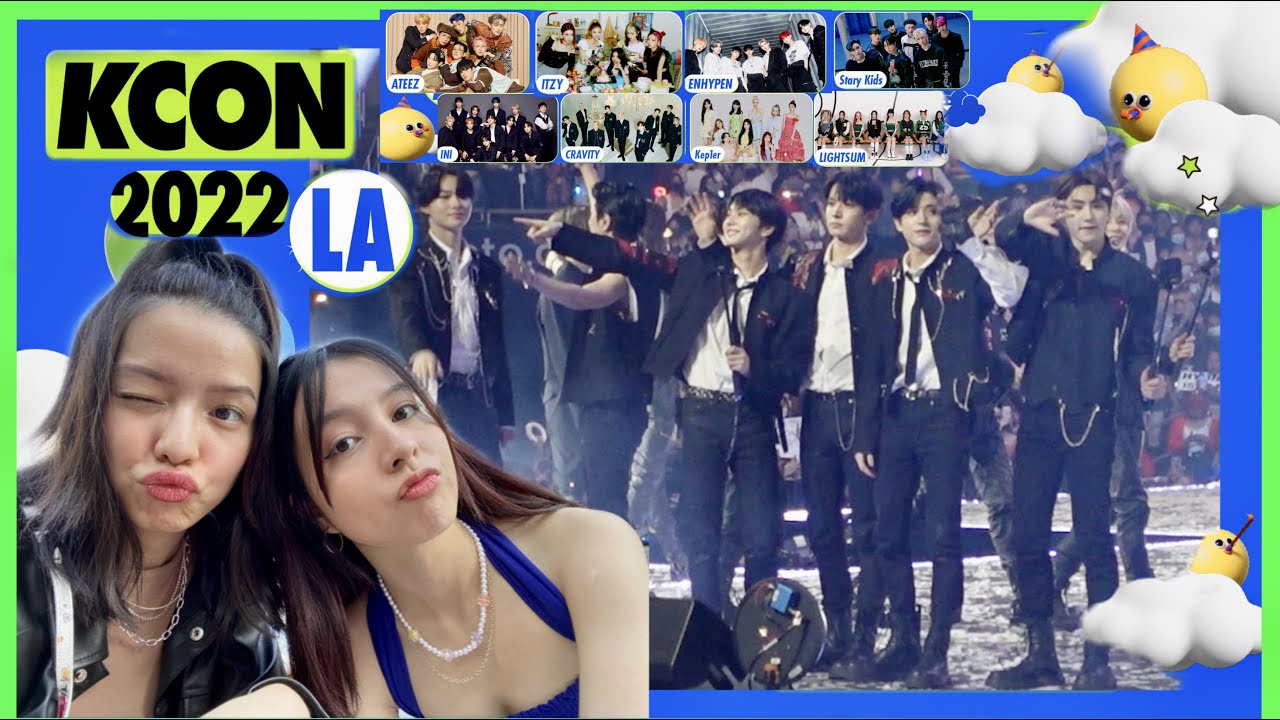 FIRST KCON LA CONCERT DAY 1 : ENHYPEN, STRAY KIDS, ITZY, ATEEZ & more VLOG & REACTION | cheschyns