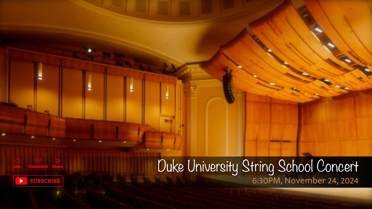 Duke University String School : Intermediate, Concert, and Youth Symphony Chamber Orchestra