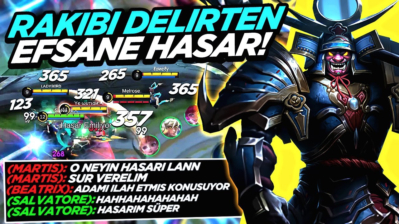 ⚠️BU HASAR MLBB TARİHİNDE BÜYÜK İZ BIRAKIR!!🔥 HİLE GİBİ HASAR!! RAKİP DELİRDİ | SALVATORE MLBB ☑️