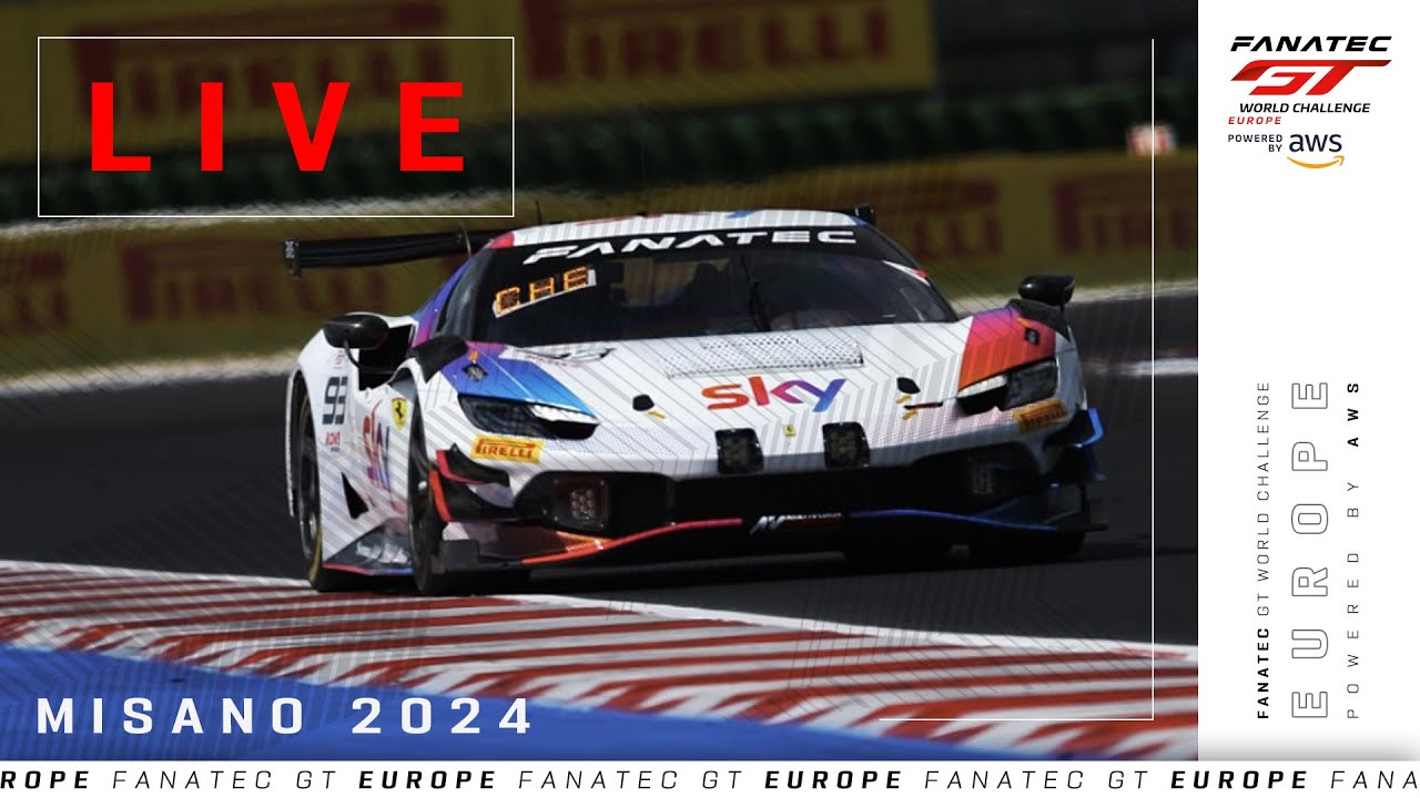 LIVE | Race 1 | Sky Tempesta Ferrari 296 GT3 Car #93 | Misano | Fanatic GT Europe 2024