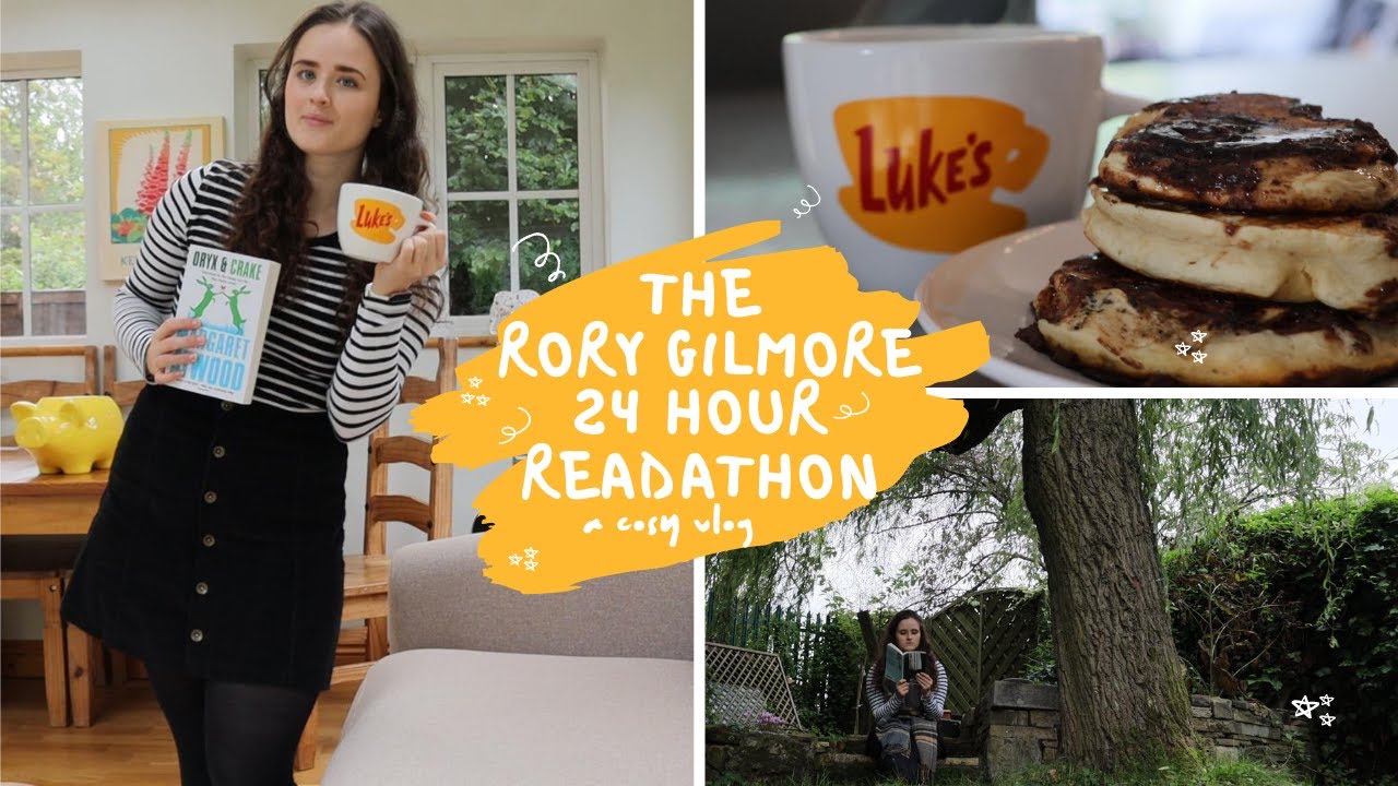 RORY GILMORE 24 HOUR READATHON // a cosy readathon vlog