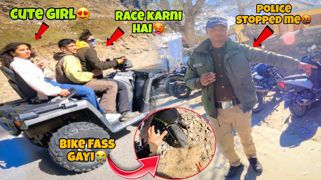 Cops 👮 Stopped Me For Going Rohtang Pass😰| Girl Reaction😍|| Dangerous off-road😭\\Episode 3