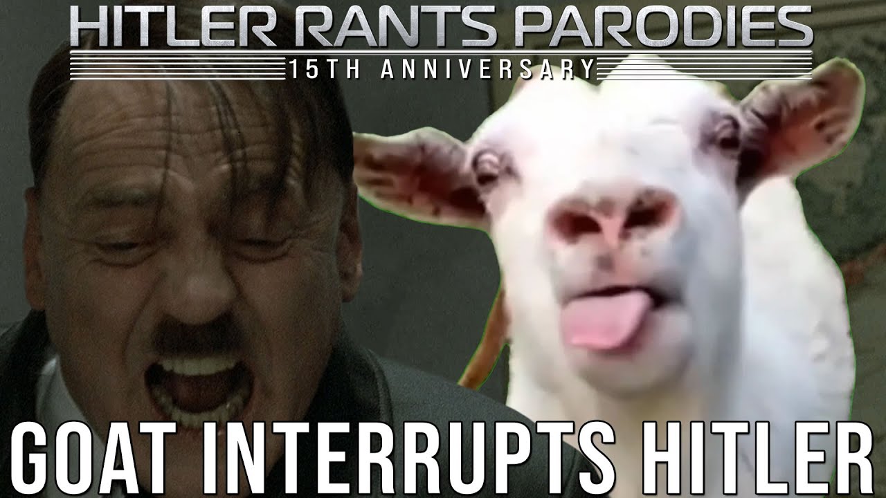 Goat interrupts Hitler