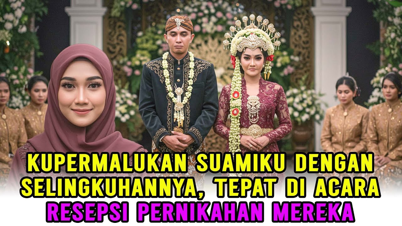 BIAR TAU RASA KALIAN ❗ KUPERMALUKAN SUAMIKU DENGAN SELINGKUHANYA TEPAT DI RES3PSI PERNIKAHAN MEREKA