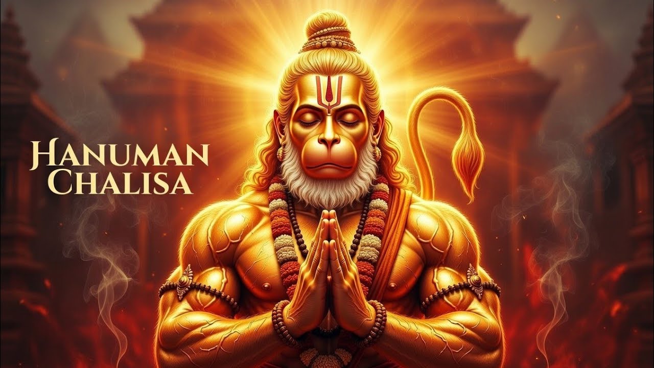 Hanuman Chalisa | Powerful Lyrical Bhajan | Jai Bajrang Bali 🚩 | Divine Devotional Song