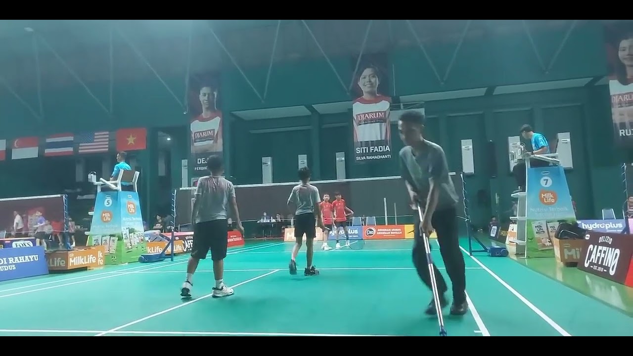 Falcao/Farnas (Champion Klaten) & Elfredo/Yazdan (Victory Bandung), beregu klub mitra PB Djarum 2026