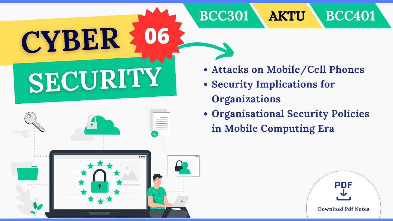 Attacks on Mobile/Cell Phones | Organisational Security Policies in Mobile Computing Era |  AKTU