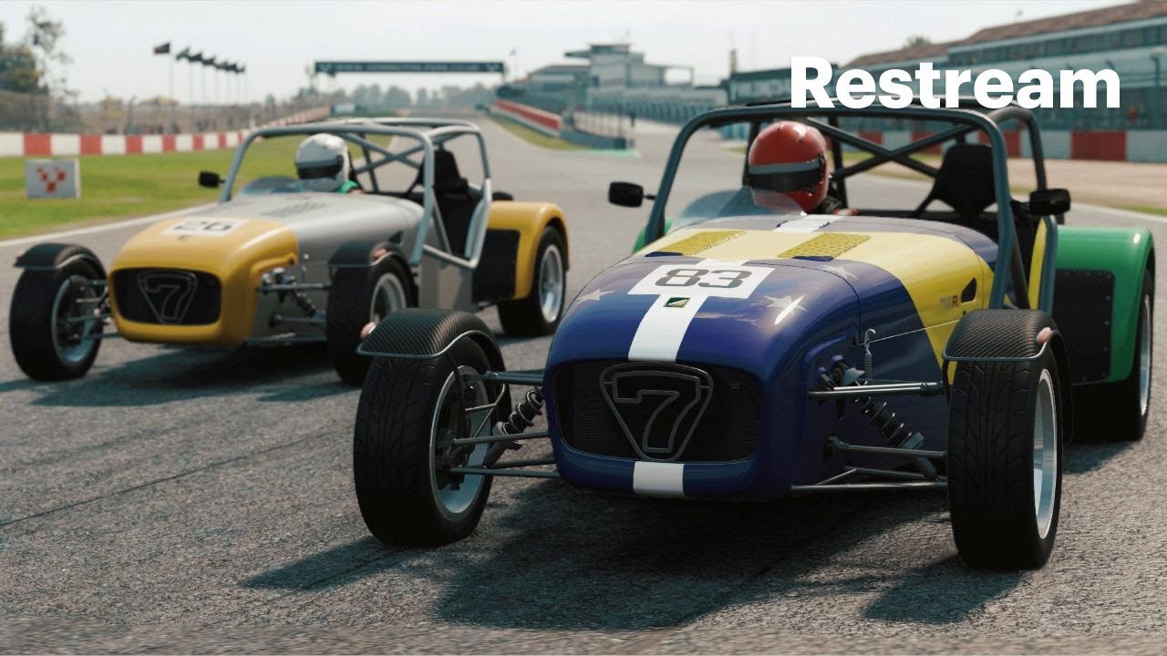 Caterham SL @ Donington | SimRacing-GP.net [AMS2]