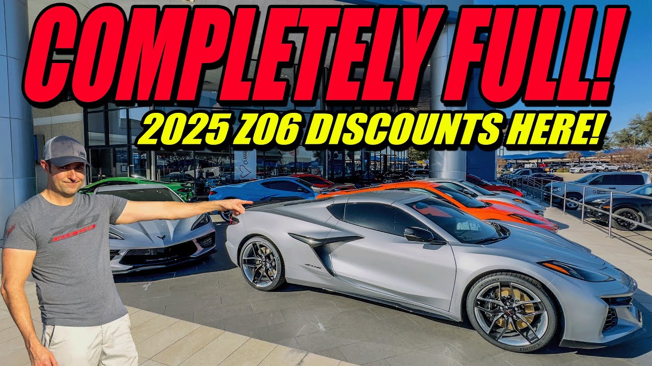 How Many 25 Z06's & 26 C8's are SITTING on the #1 Chevy Lot?
