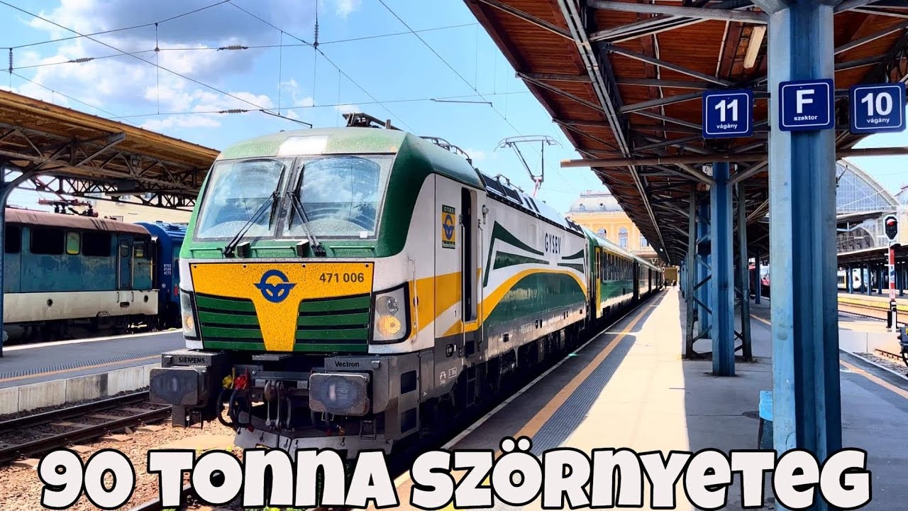 0-RÓL 160-RA ÍGY GYORSUL...A GYSEV IKONJA, AVAGY VEZETŐÁLLÁSBAN A VECTRONON...