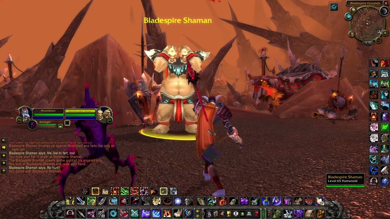 All Bladespire Ogre Emotes - TBC Classic