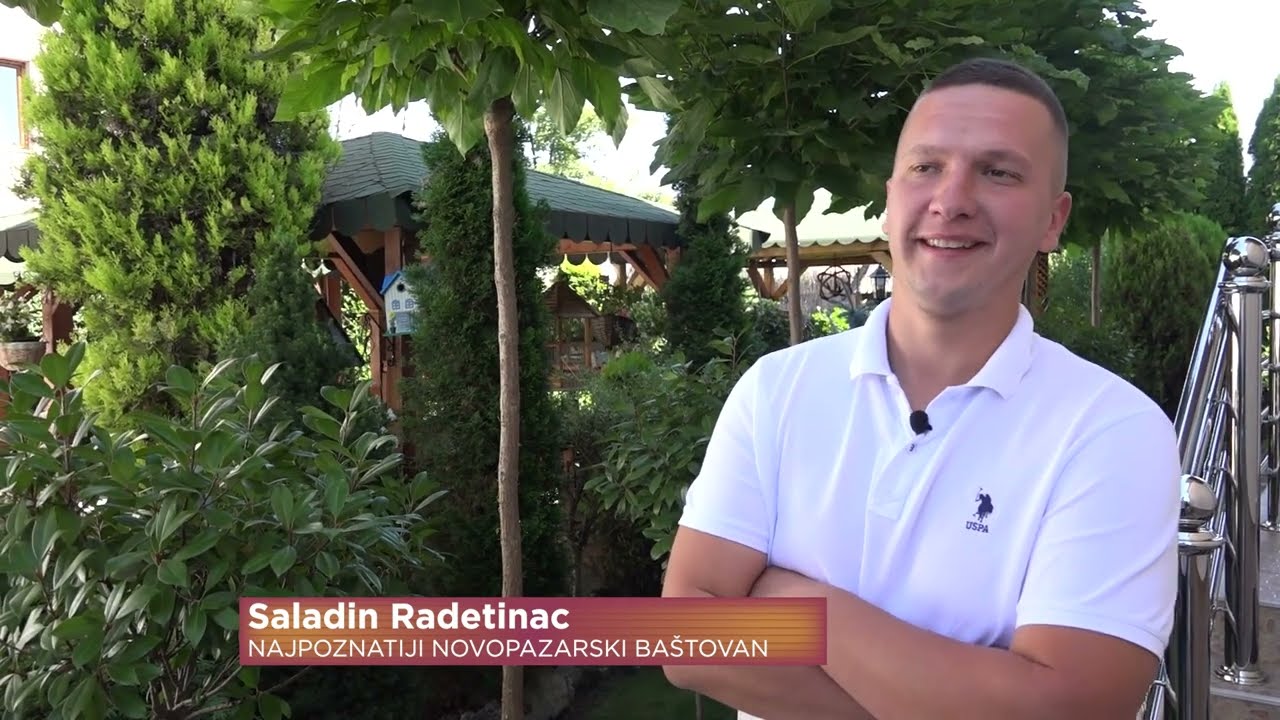 Sredio sopstveno dvorište, pa postao najpoznatiji baštovan u Novom Pazaru