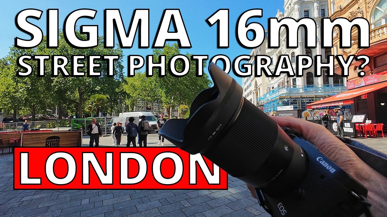 SIGMA 16mm F/1.4 On My CANON M6 Mark ii Wide Angle Lens STREET PHOTOGRAPHY In LONDON