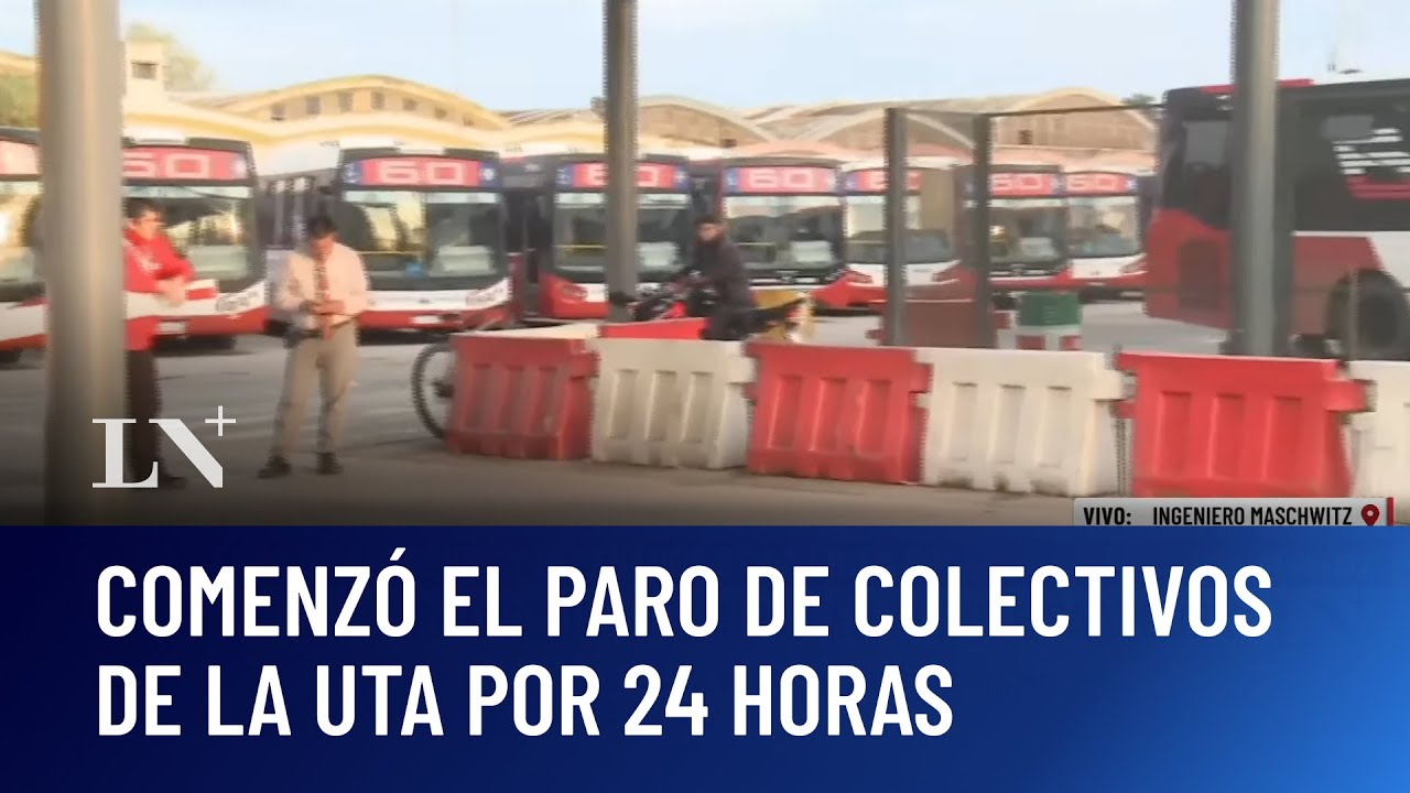 Paro de colectivos de la UTA por 24 horas: el Gobierno calificó la medida de 