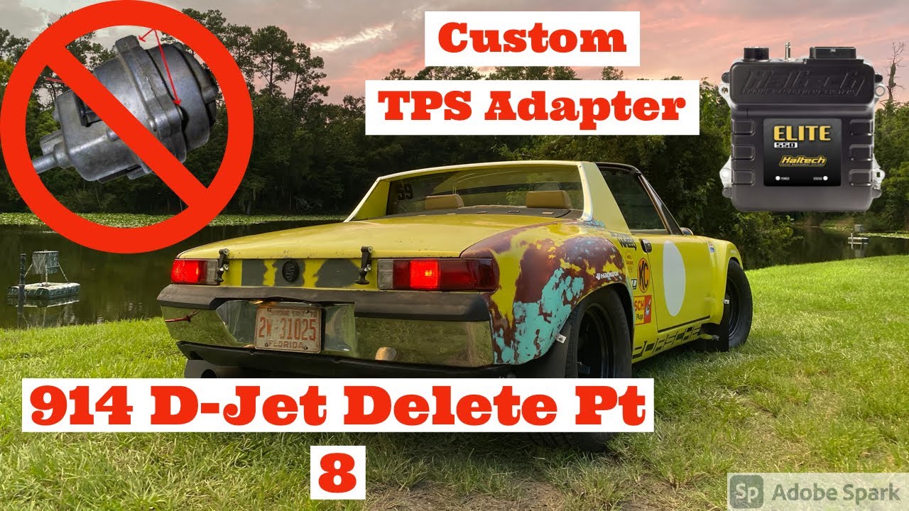 Porsche 914 D-Jet Delete- Haltech EFI Conversion Part 6: TPS Adapter