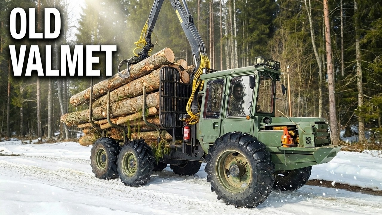 Working With Old Valmet Forwarder