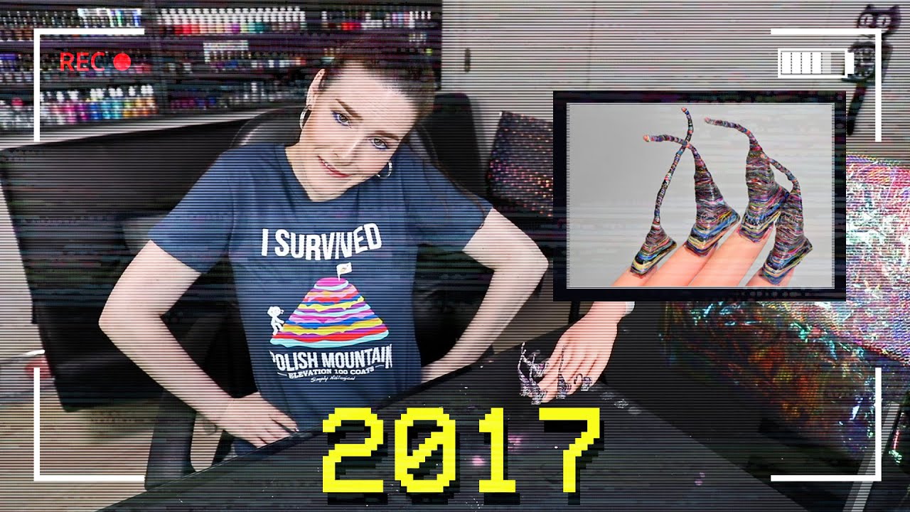 I never posted this video of 1,000 coats of nail polish