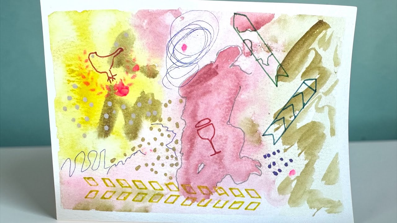 Water Color Abstract #1 #havingfun 