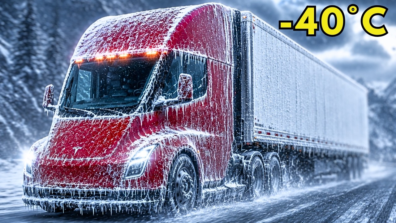 Tesla Semi Shocks Skeptics &mdash; Survives 82,000lbs in Brutal -40&deg;C