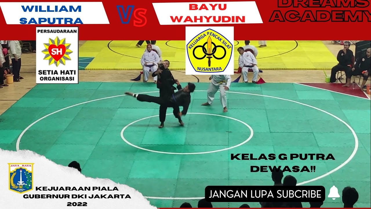 FINAL G PUTRA!! BAYU WAHYUDIN (MERAH) JAKARTA BARAT VS WILLIAM SAPUTRA (BIRU) JAKARTA PUSAT