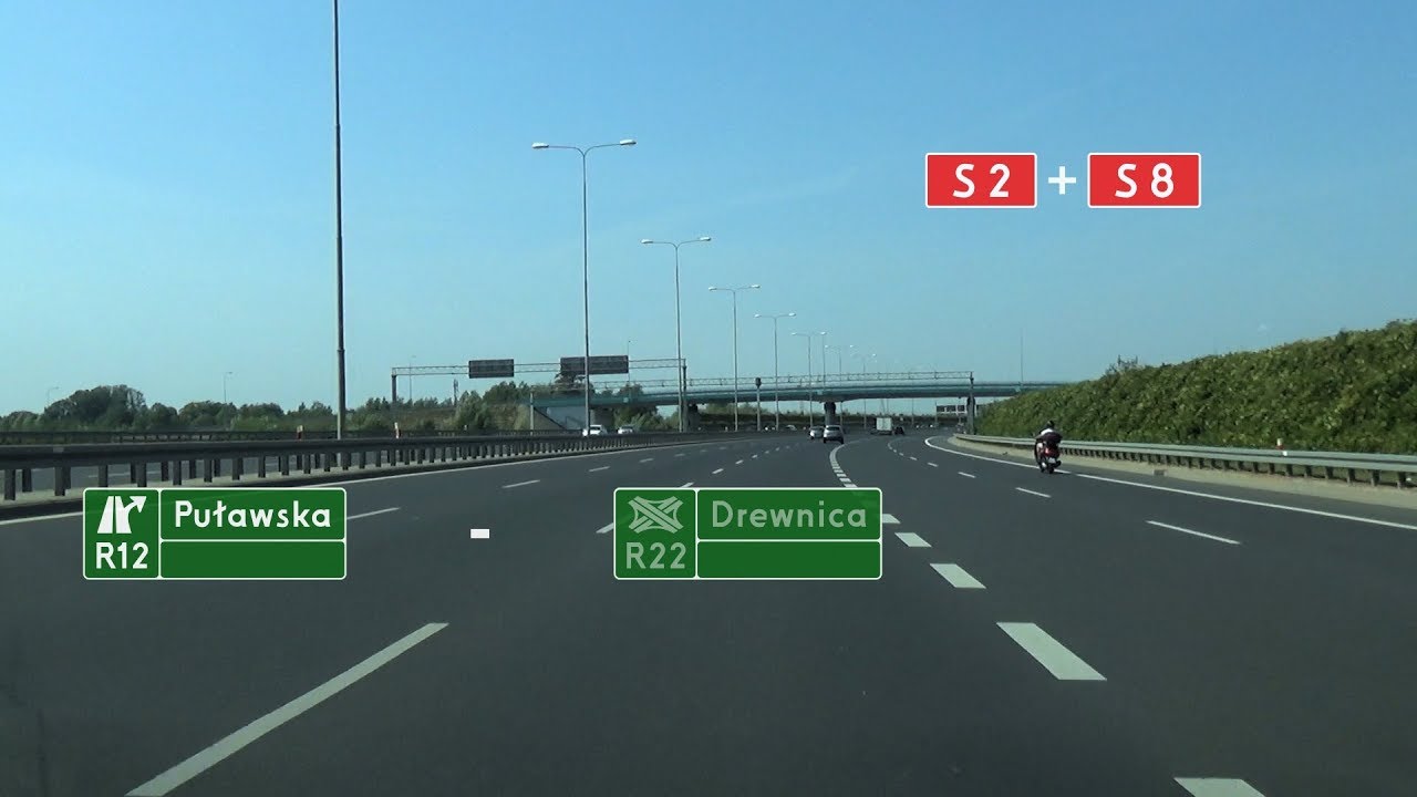 🇵🇱 S2 + S8: ekspresowa obwodnica Warszawy ↻ (3x)