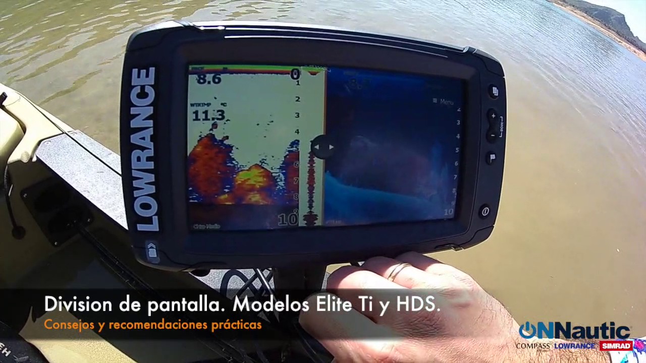 ONNautic: Tutorial de como Dividir Pantalla con Jorge Valverde. Elite Ti y HDS.
