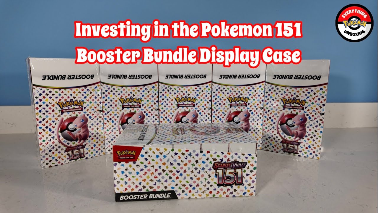 Pokemon Investor Alert: Pokemon 151 Booster Bundle Display Cases