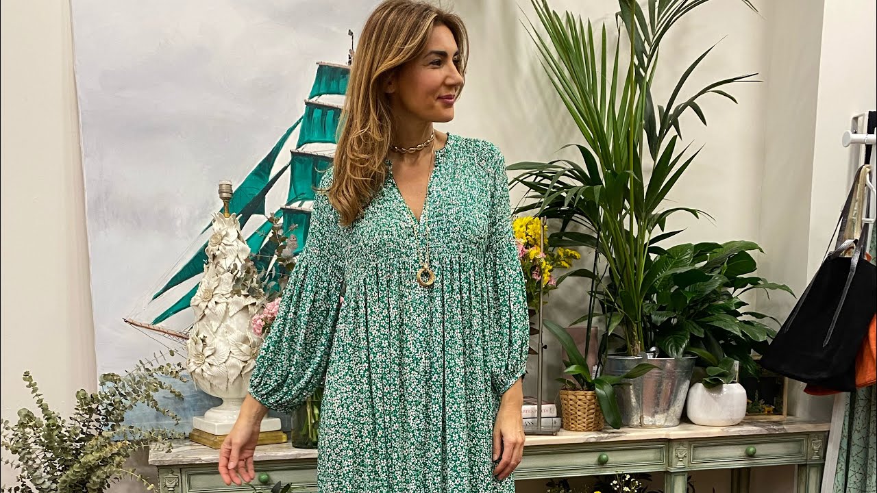 Tendencias de Primavera en verde y coral