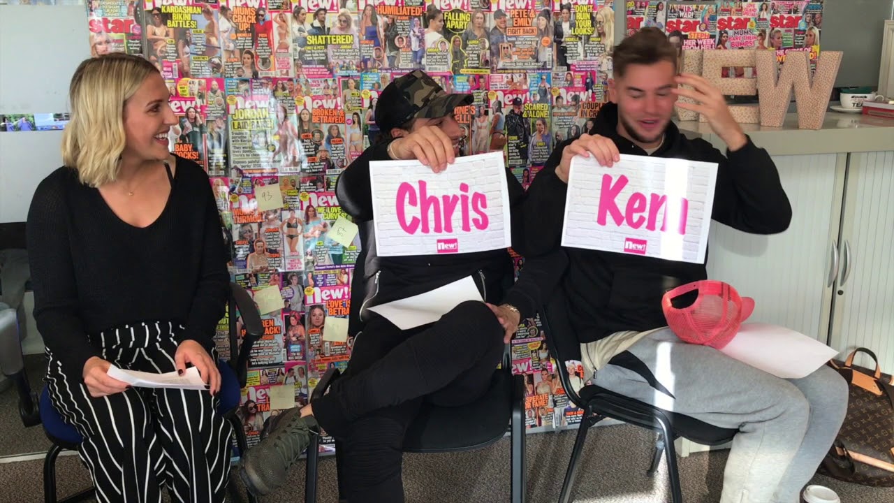 Love Island's Chris Hughes and Kem Cetinay play Mr and Mrs at new! HQ