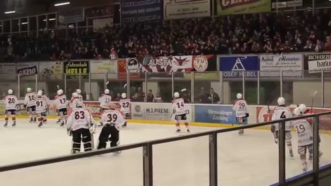 Eishockey: ECDC Memmingen gegen Höchstadter EC