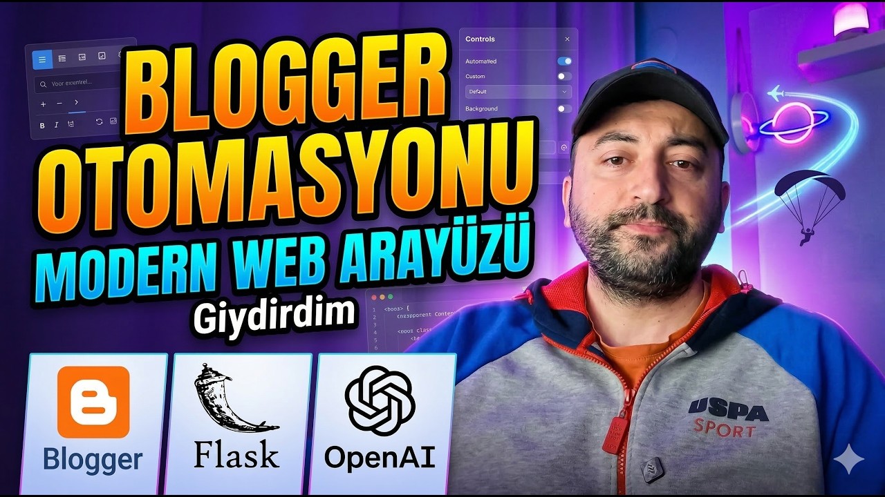 Bölüm #3 - Blogger Otomasyonuma Modern Web Arayüzü Giydirdim Flask + OpenAI #vibecoding