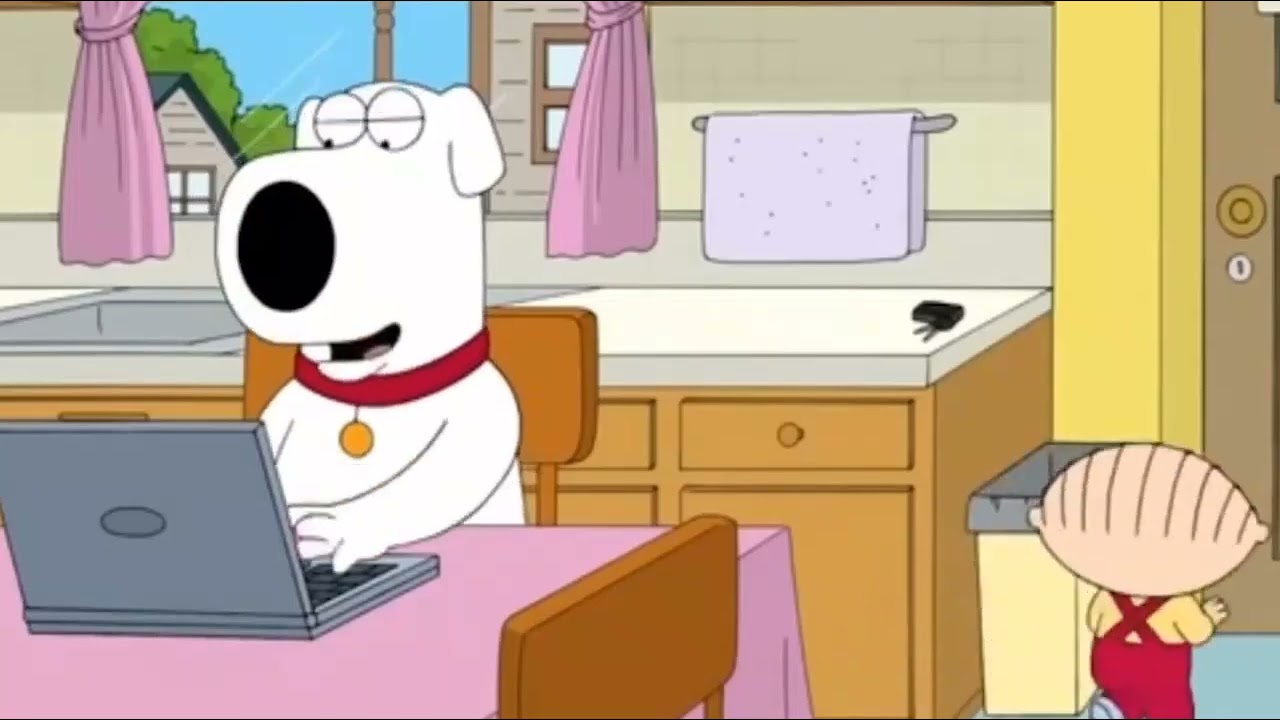 Stewie crashes Brian's Prius #familyguy #crash #trending
